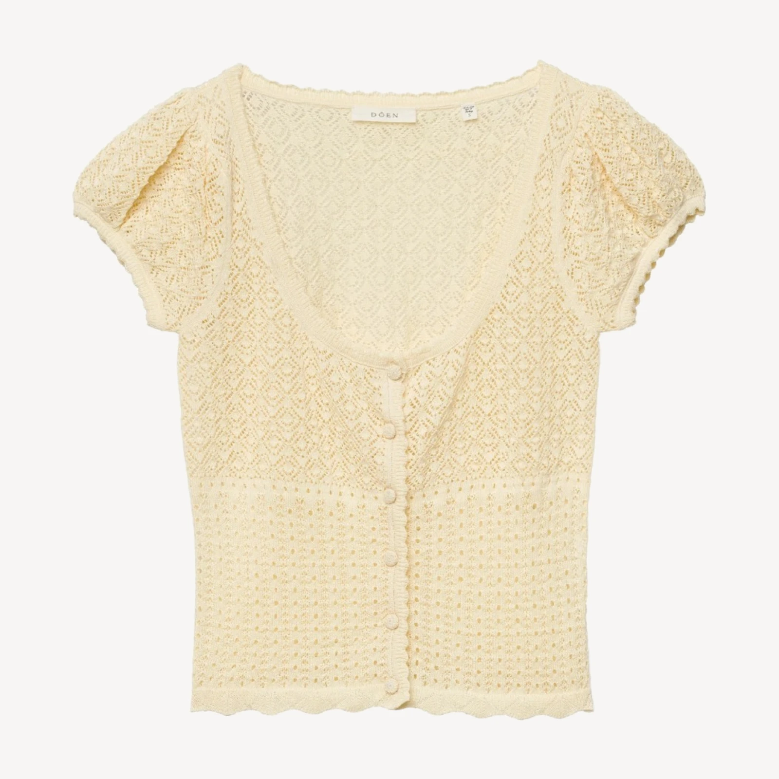 PRISCILLA CARDIGAN -- VANILLA