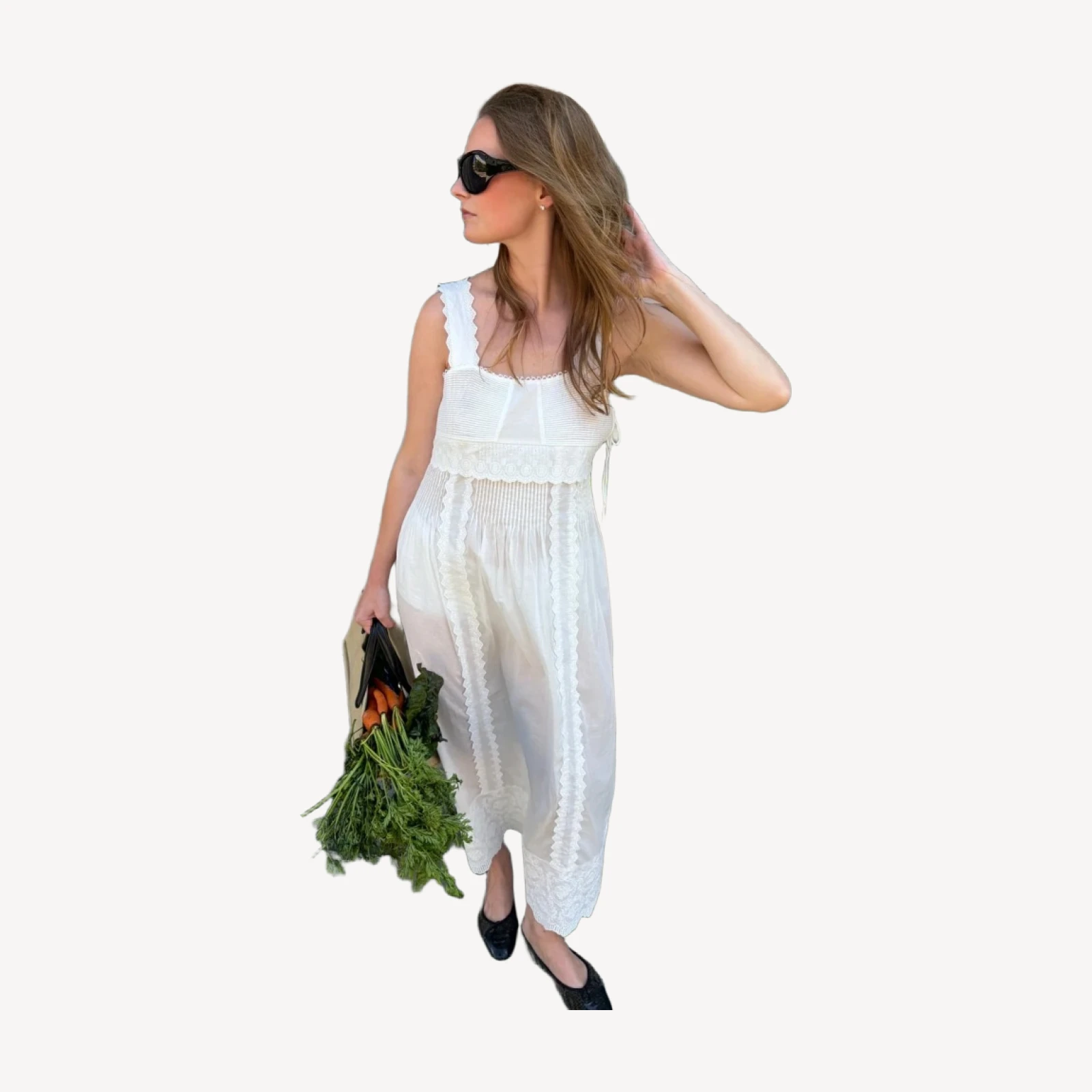 The Lux Nightgown - Pure White