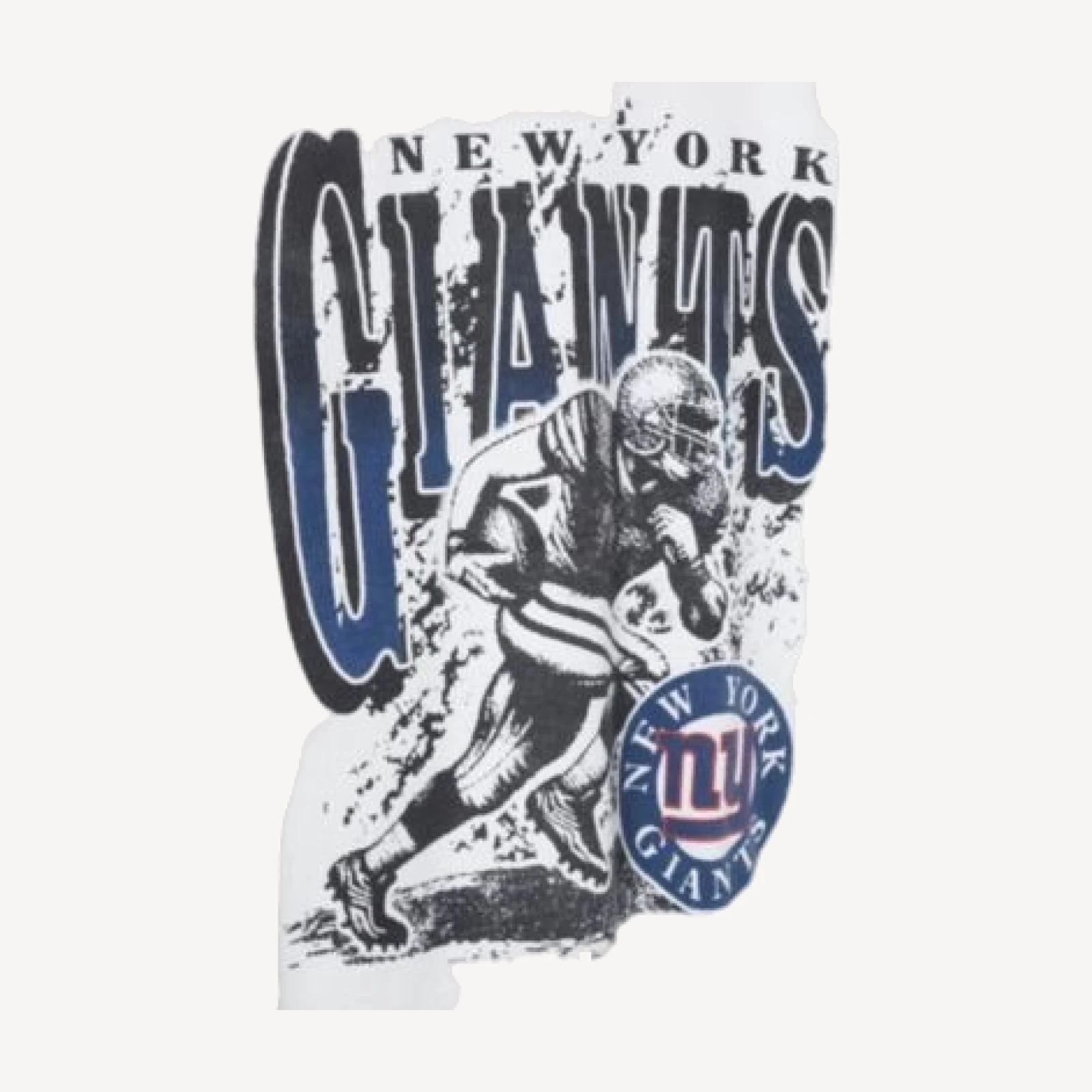 Junk Food Clothing Unisex Nfl New York Giants Rushing Flea Market Tee