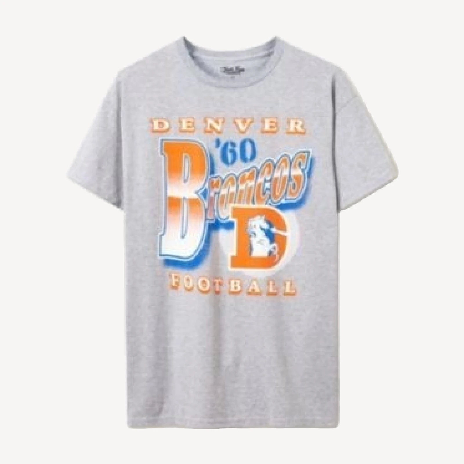 Junk Food Clothing Unisex Nfl Denver Broncos Bootleg Flea Market Tee