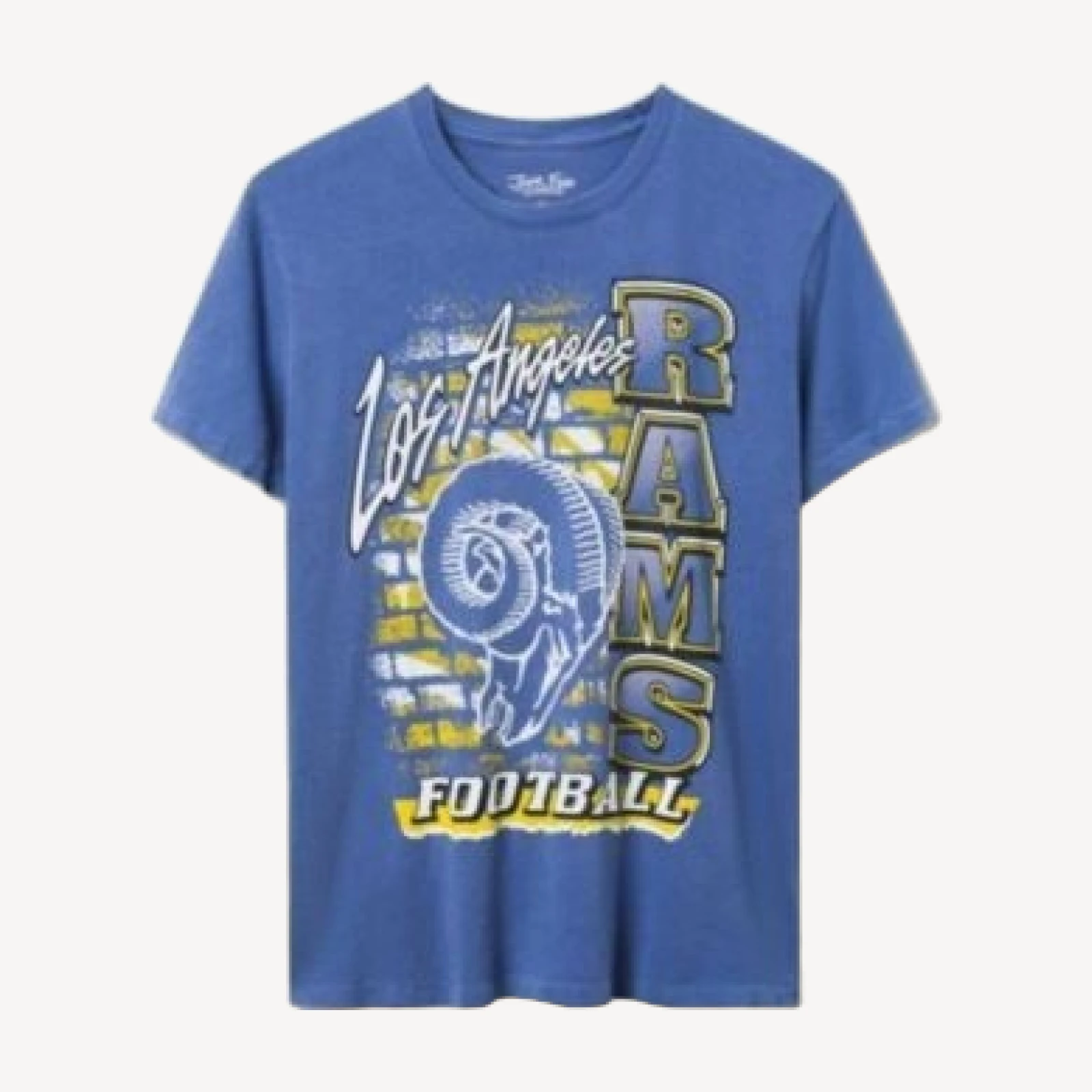 Junk Food Clothing Women's Nfl Los Angeles Rams Brick Vintage Tee
