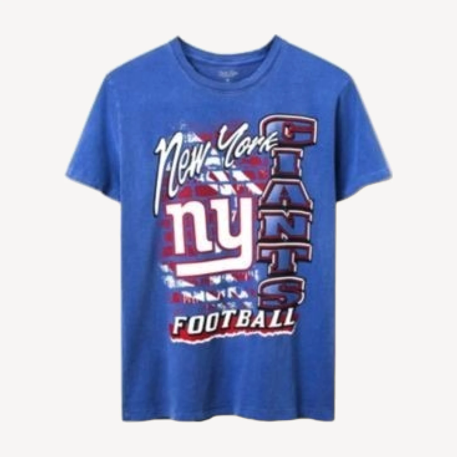 Junk Food Clothing Women's Nfl New York Giants Brick Vintage Tee