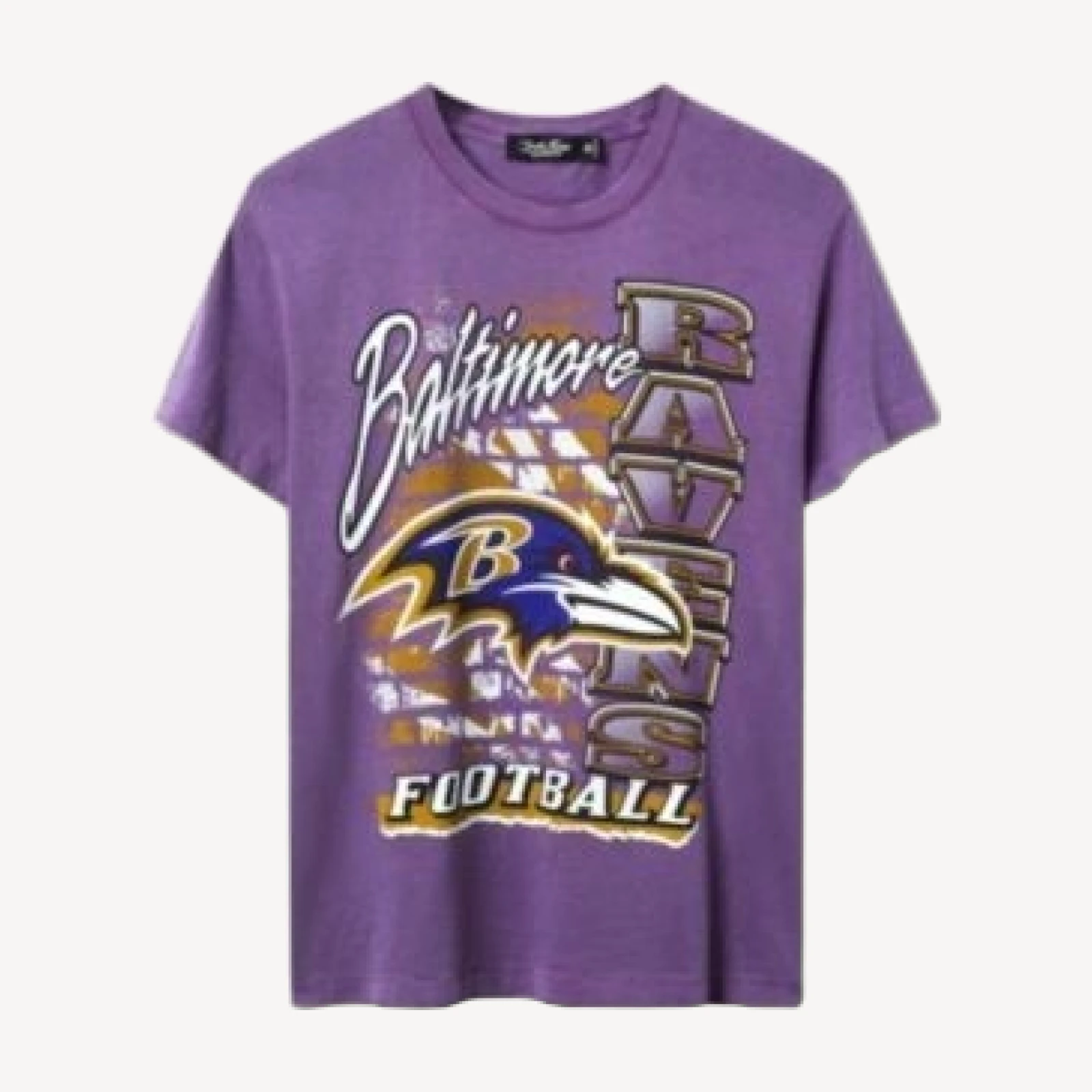 Junk Food Clothing Women's Nfl Baltimore Ravens Brick Vintage Tee
