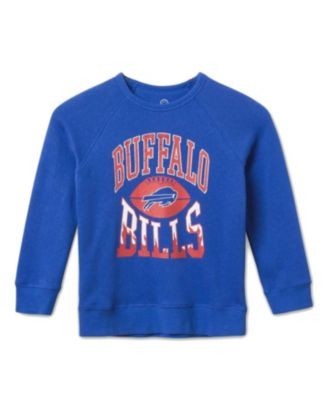 Junk Food Clothing Unisex Nfl Buffalo Bills Hot Route Raglan Fleece - Little Kid, Big Kid