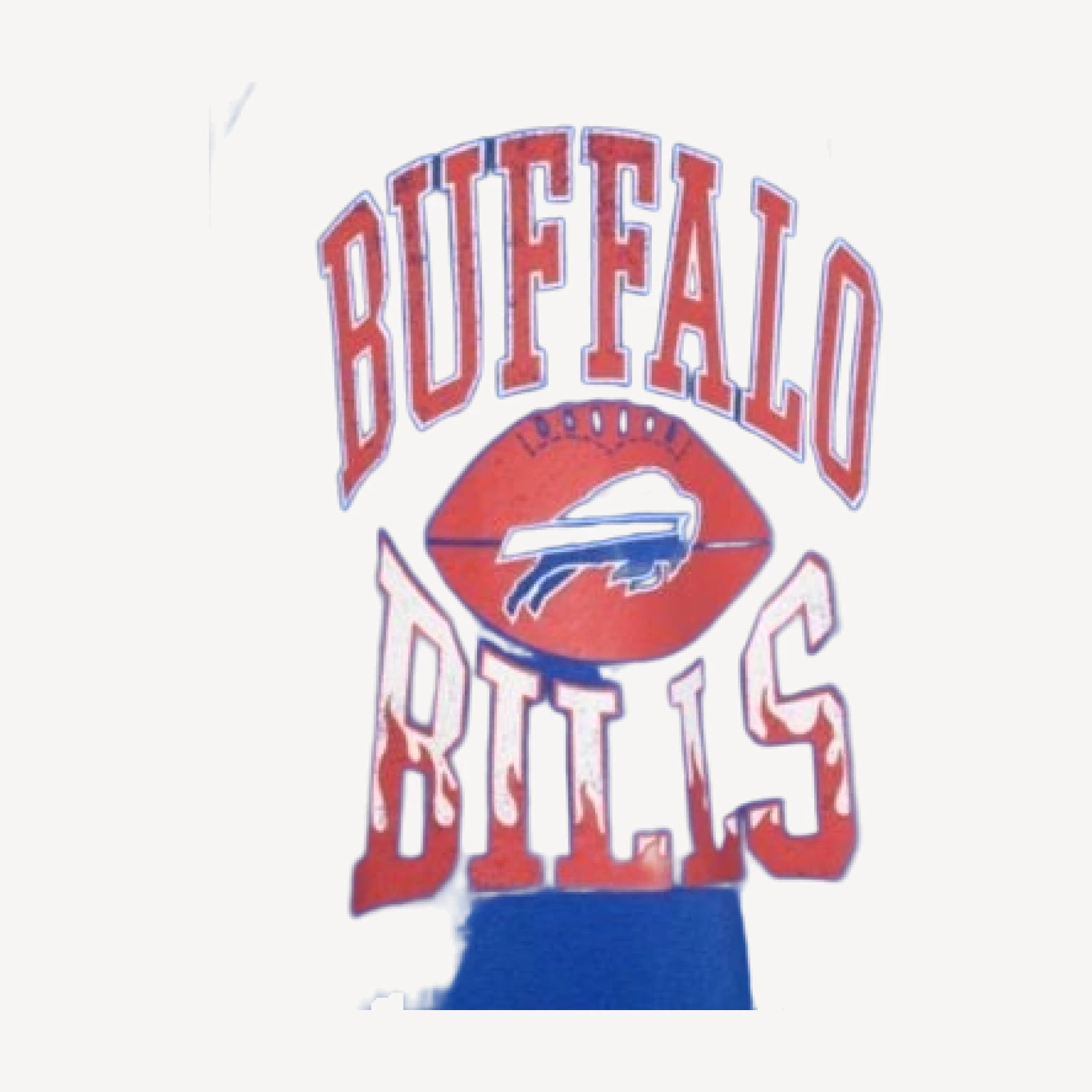 Junk Food Clothing Unisex Nfl Buffalo Bills Hot Route Raglan Fleece - Little Kid, Big Kid