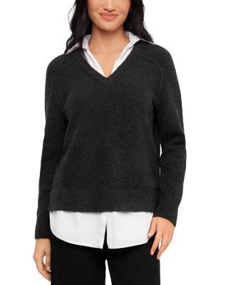 Karen Kane Layered Look Relaxed Sweater