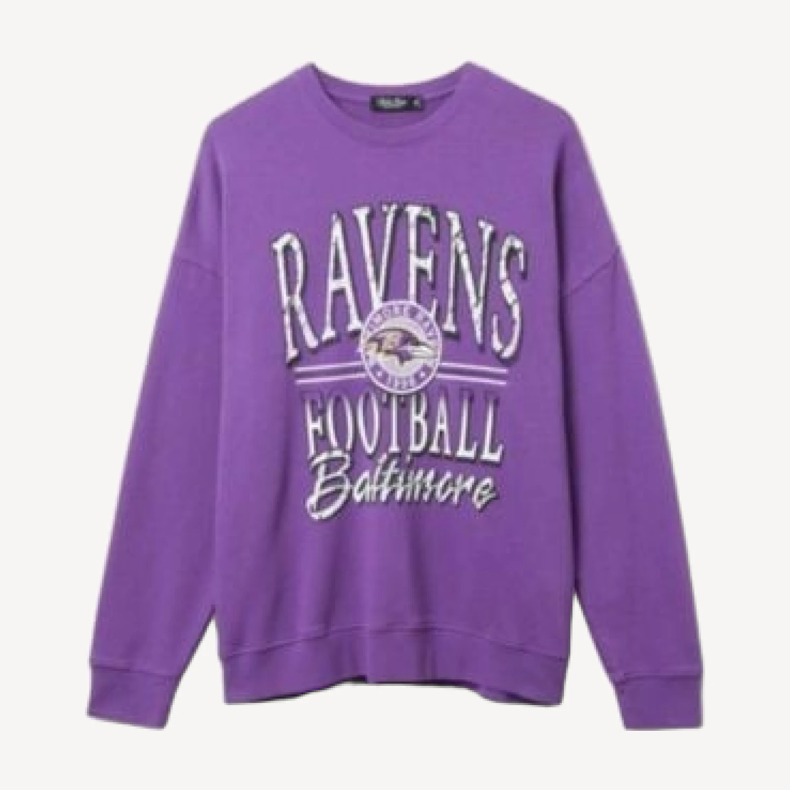 Junk Food Clothing Unisex Nfl Baltimore Ravens Lateral Crew Fleece