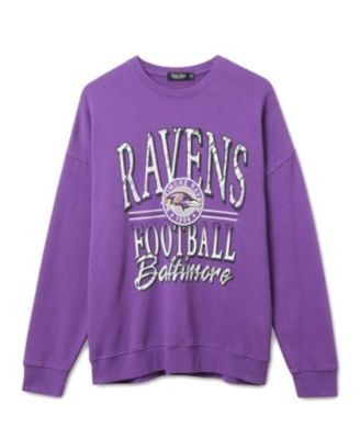 Junk Food Clothing Unisex Nfl Baltimore Ravens Lateral Crew Fleece