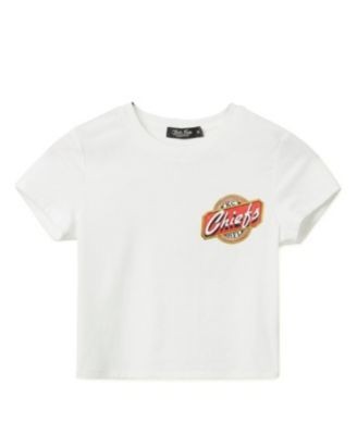 Junk Food Clothing Women's Nfl Kansas City Chiefs Cheers Baby Tee