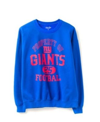 Junk Food Clothing Unisex Nfl New York Giants Property Flea Market Crew Fleece