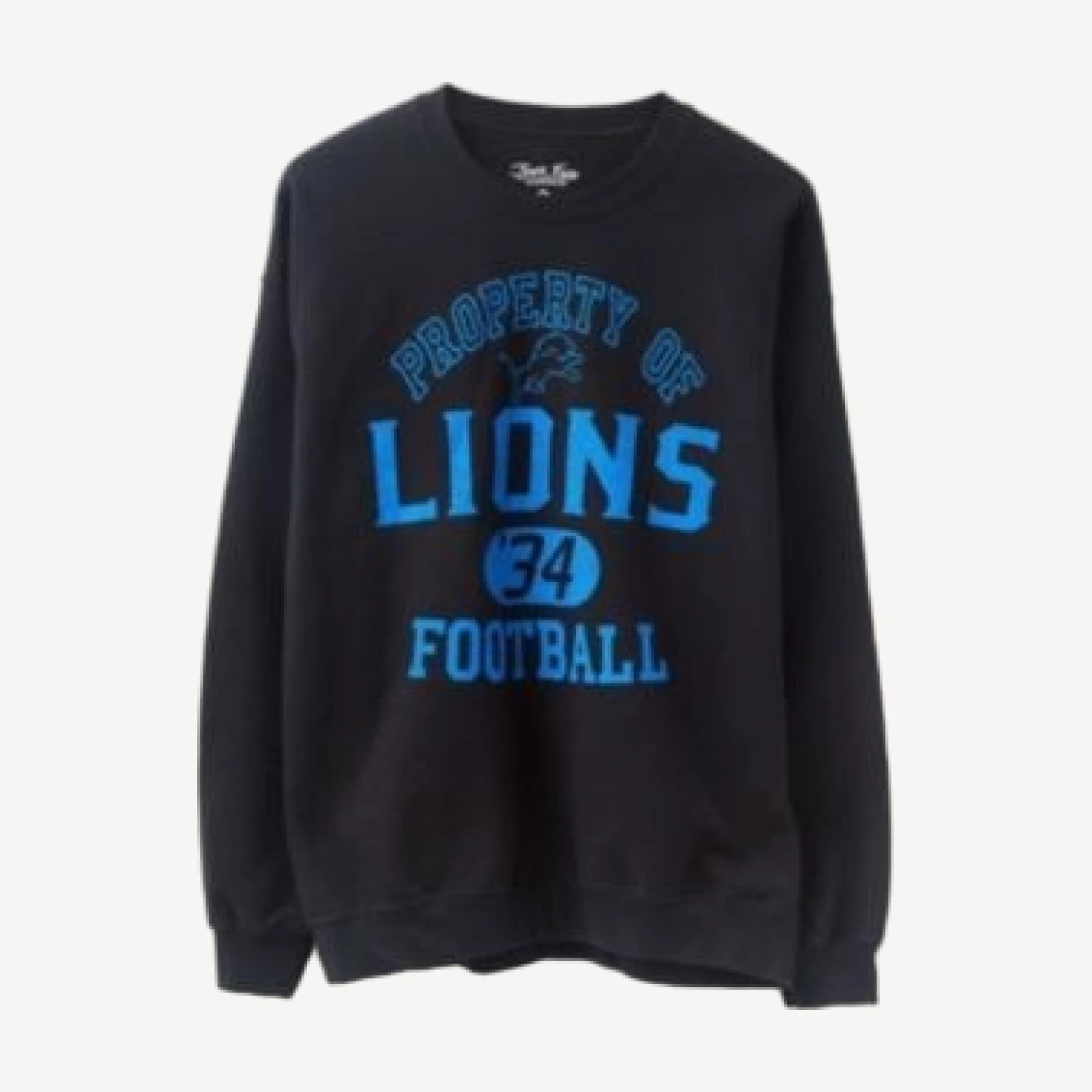 Junk Food Clothing Unisex Nfl Detroit Lions Property Flea Market Crew Fleece