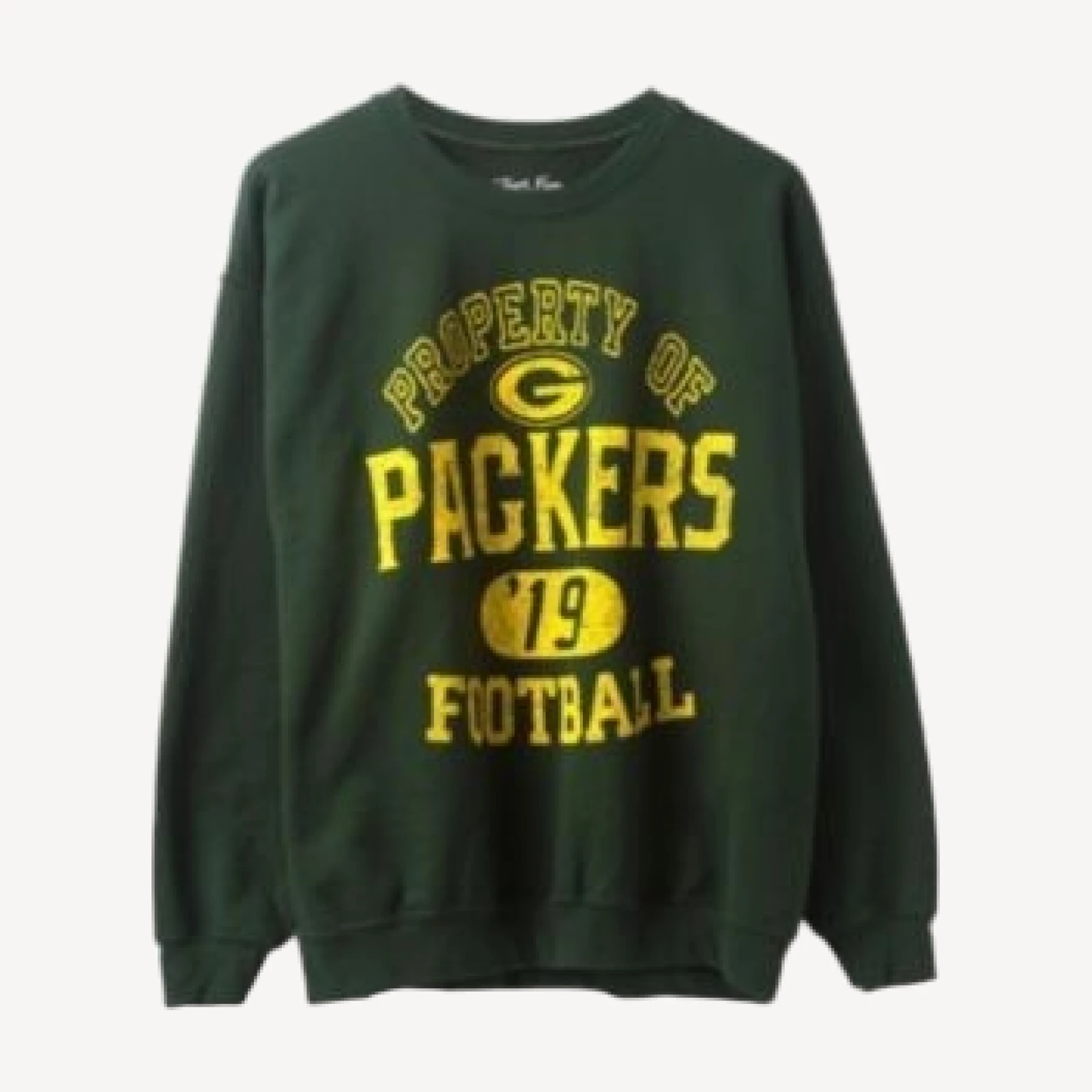 Junk Food Clothing Unisex Nfl Green Bay Packers Property Flea Market Crew Fleece