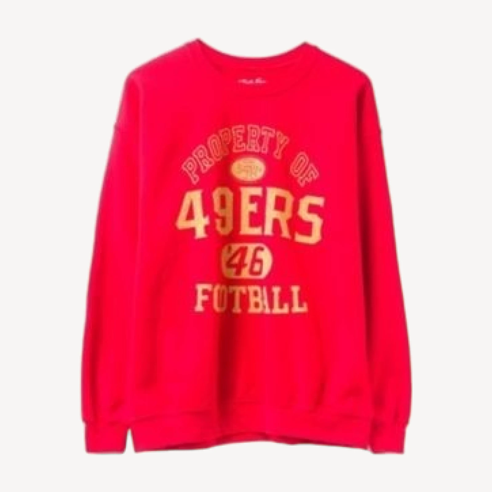 Junk Food Clothing Unisex Nfl San Francisco 49ers Property Flea Market Crew Fleece