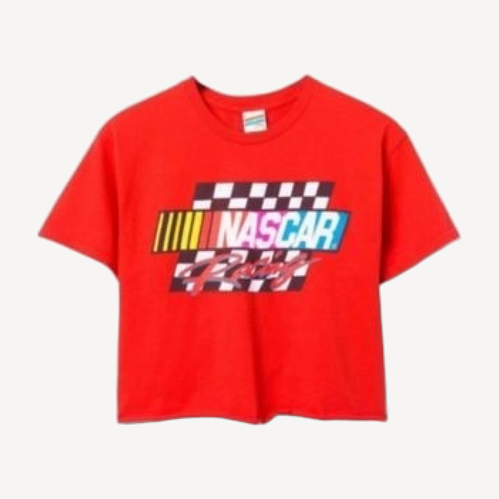 Junk Food Clothing Women's Nascar Racing Flea Market Crop Tee