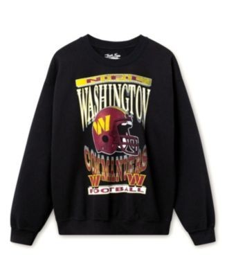 Junk Food Clothing Unisex Nfl Washington Commanders Helmet Flea Market Crew Fleece