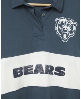 Junk Food Clothing Women's Nfl Chicago Bears Rugby Long Sleeve Sweater