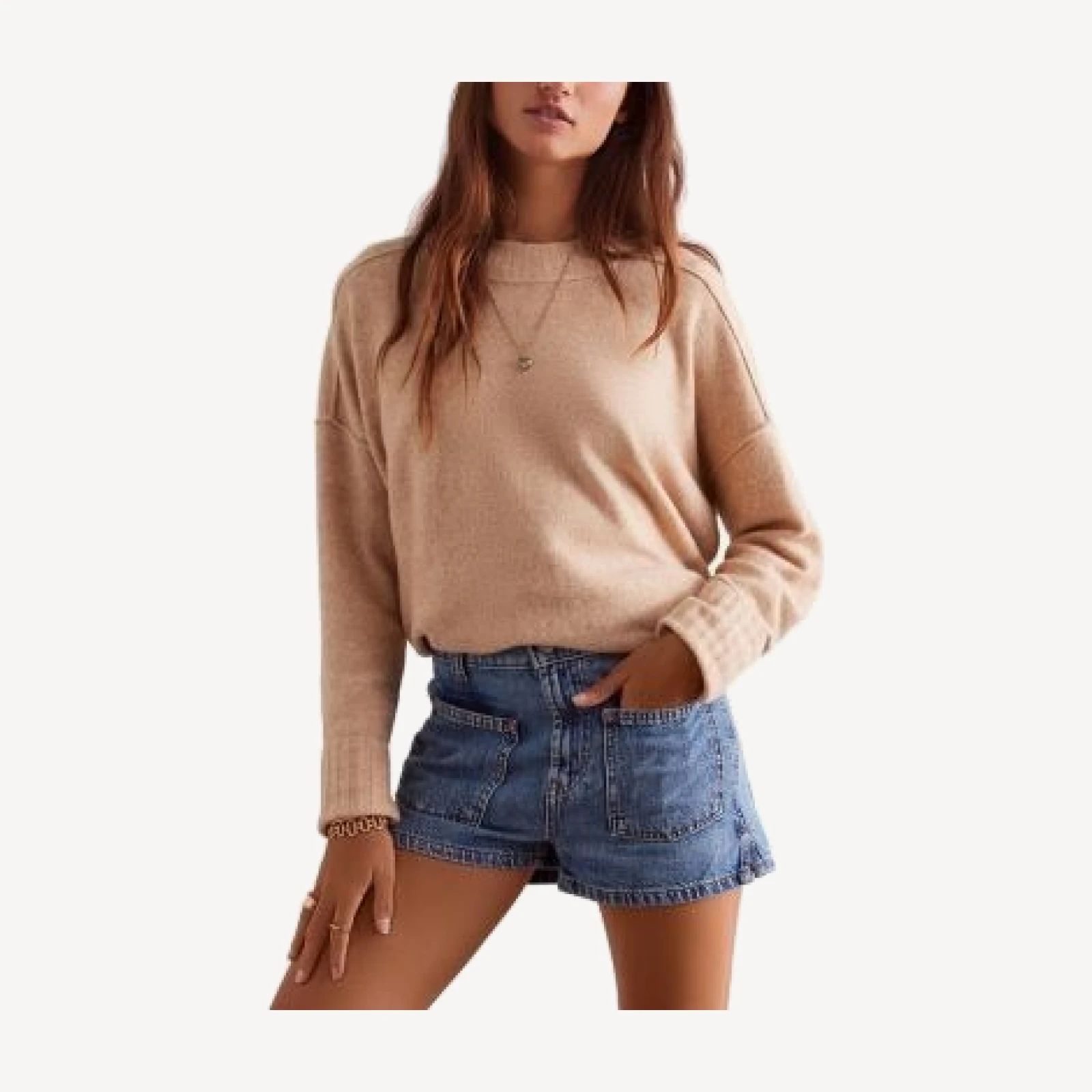Free People Bettie Sailor Shorts in Vixen