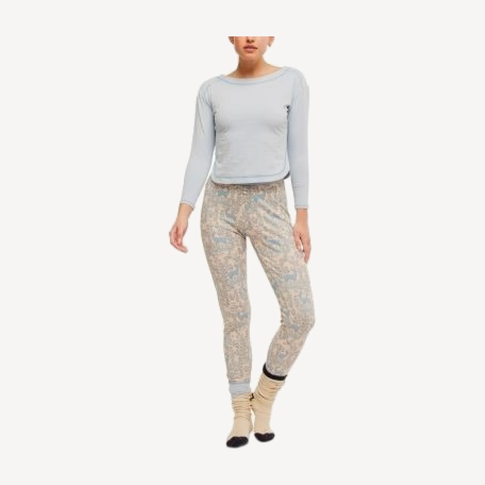 Free People Chill Evening Pajama Set