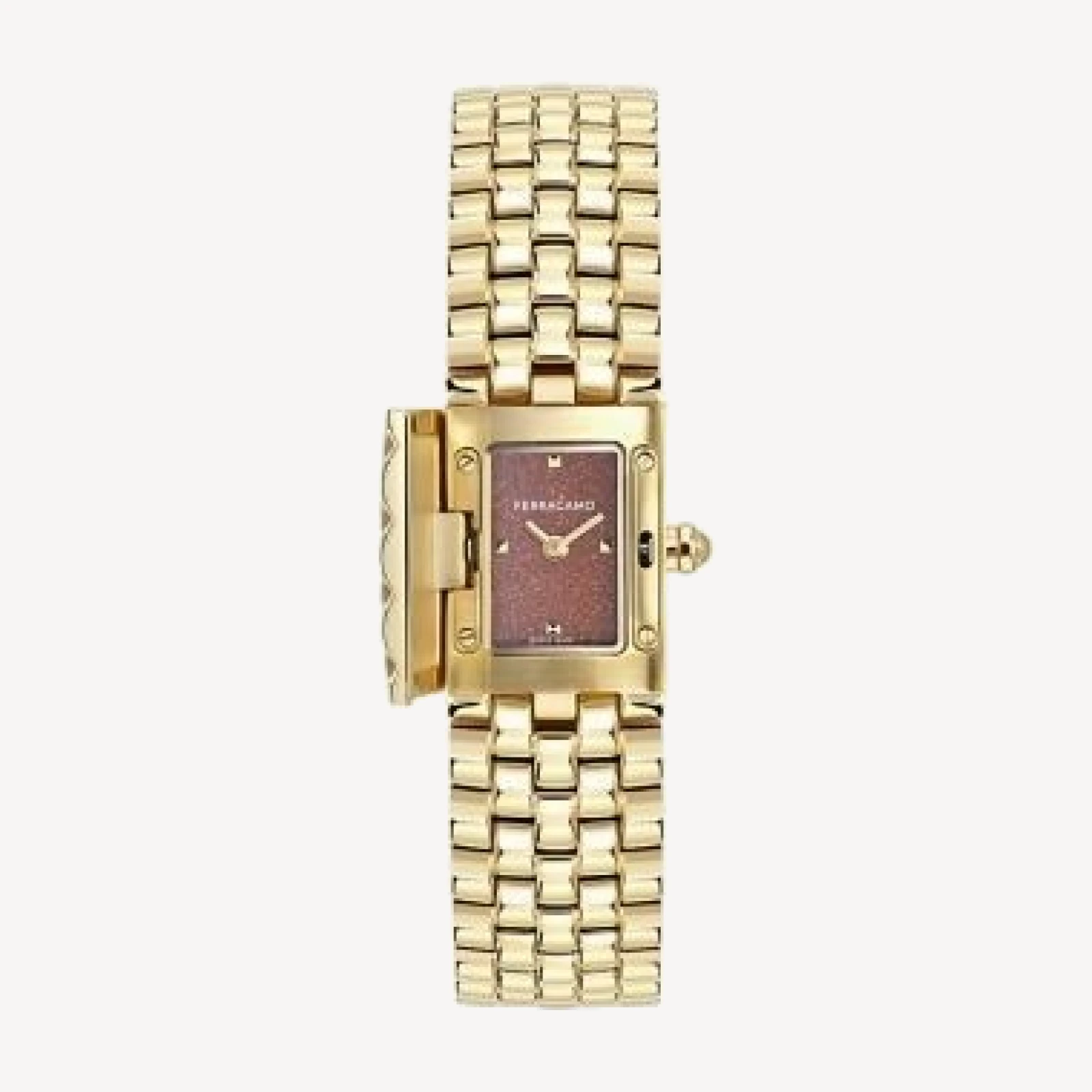 Ferragamo Secret Bracelet Diamond Watch, 18.5 x 30mm