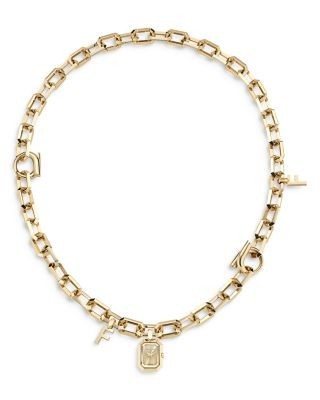 Ferragamo Charm Necklace Watch, 16.6mm