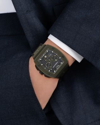 Ferragamo F-80 Tonneau Chronograph, 42mm