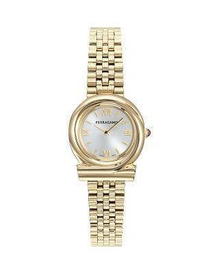 Ferragamo Gancini Twisted Bracelet Watch, 28mm