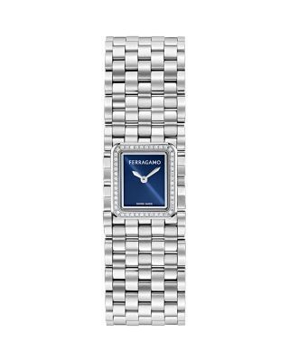 Ferragamo Manchette Diamond Watch, 19mm x 22mm
