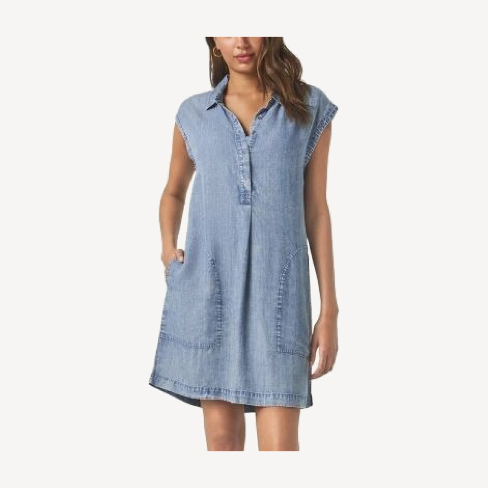 Splendid Gabrielle Indigo Mini Dress