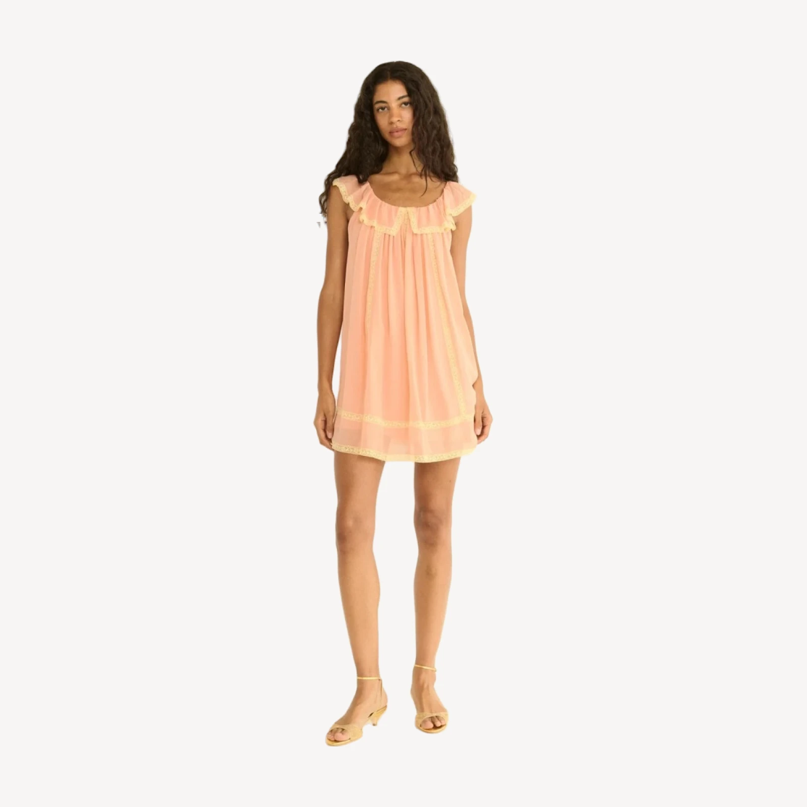 SUZETTE DRESS -- BOUDOIR PINK