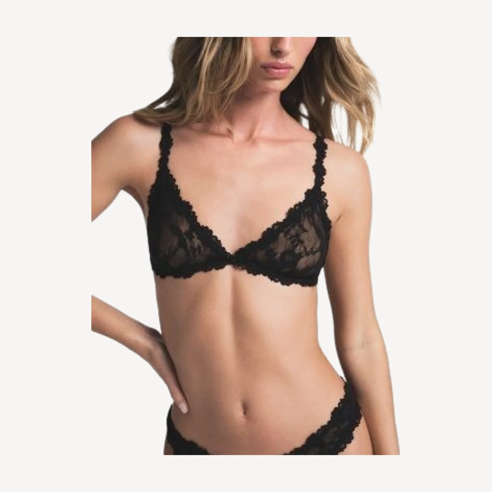 Skims Stretch Lace Triangle Bralette