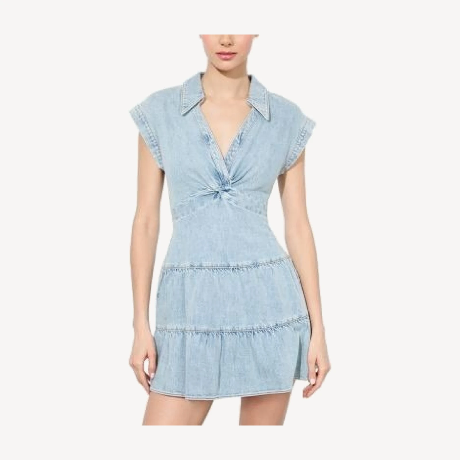 Alice and Olivia Mila Twist Front Dress