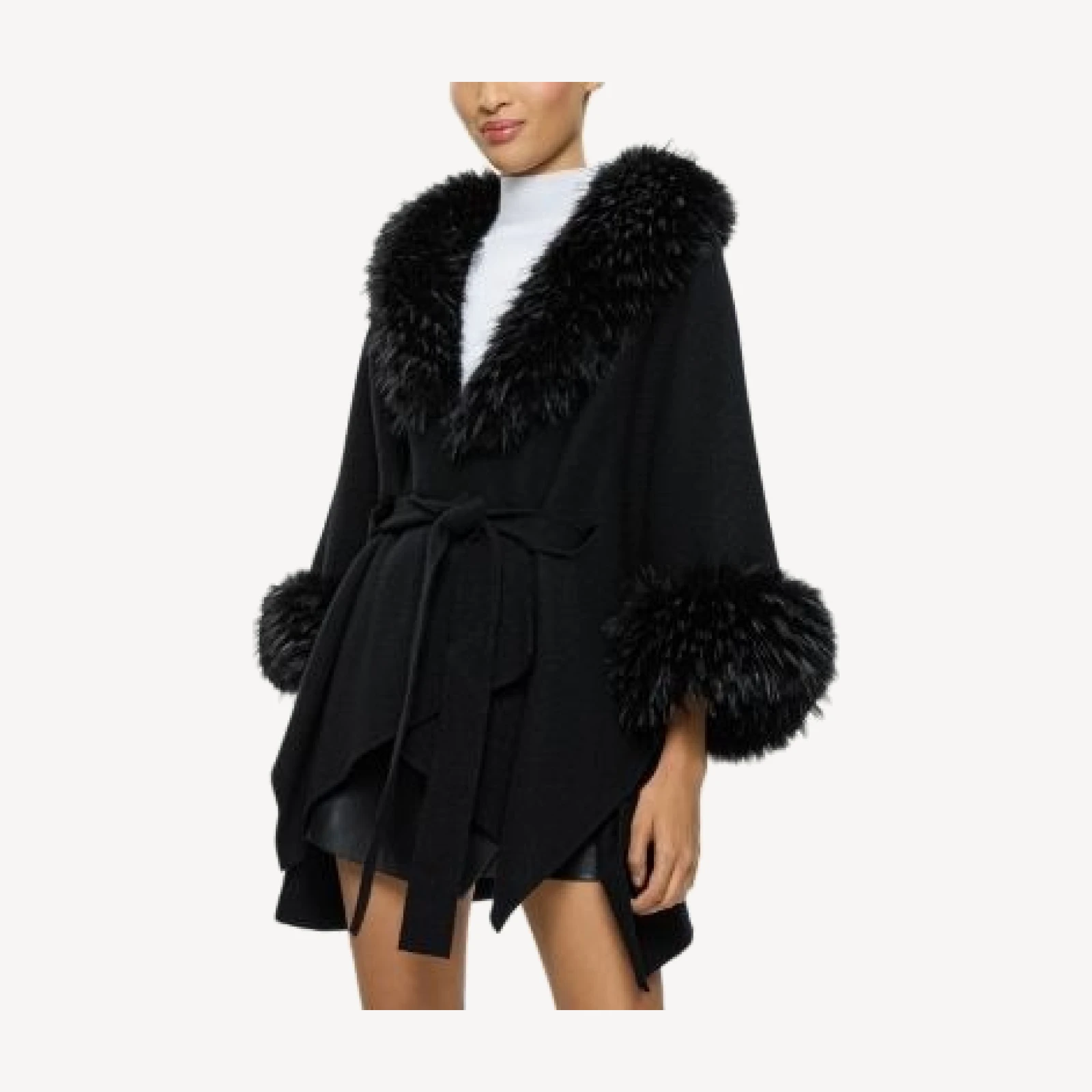 Alice and Olivia Joanne Sweater Coat