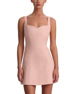 Alice and Olivia Eve Sweetheart Neck Mini Dress