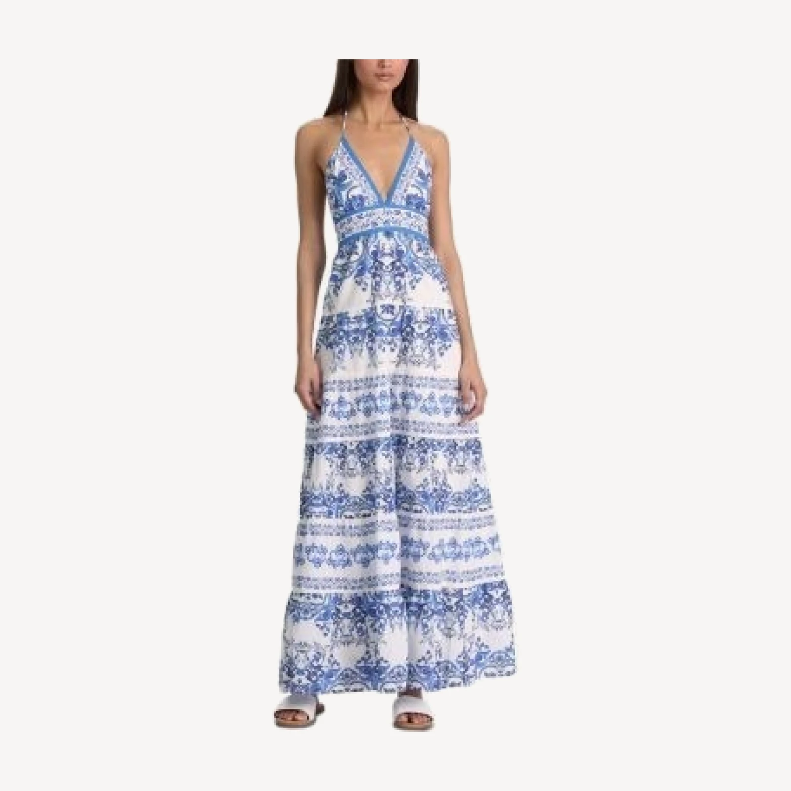 Alice and Olivia Karolina Smocked Waist Dress