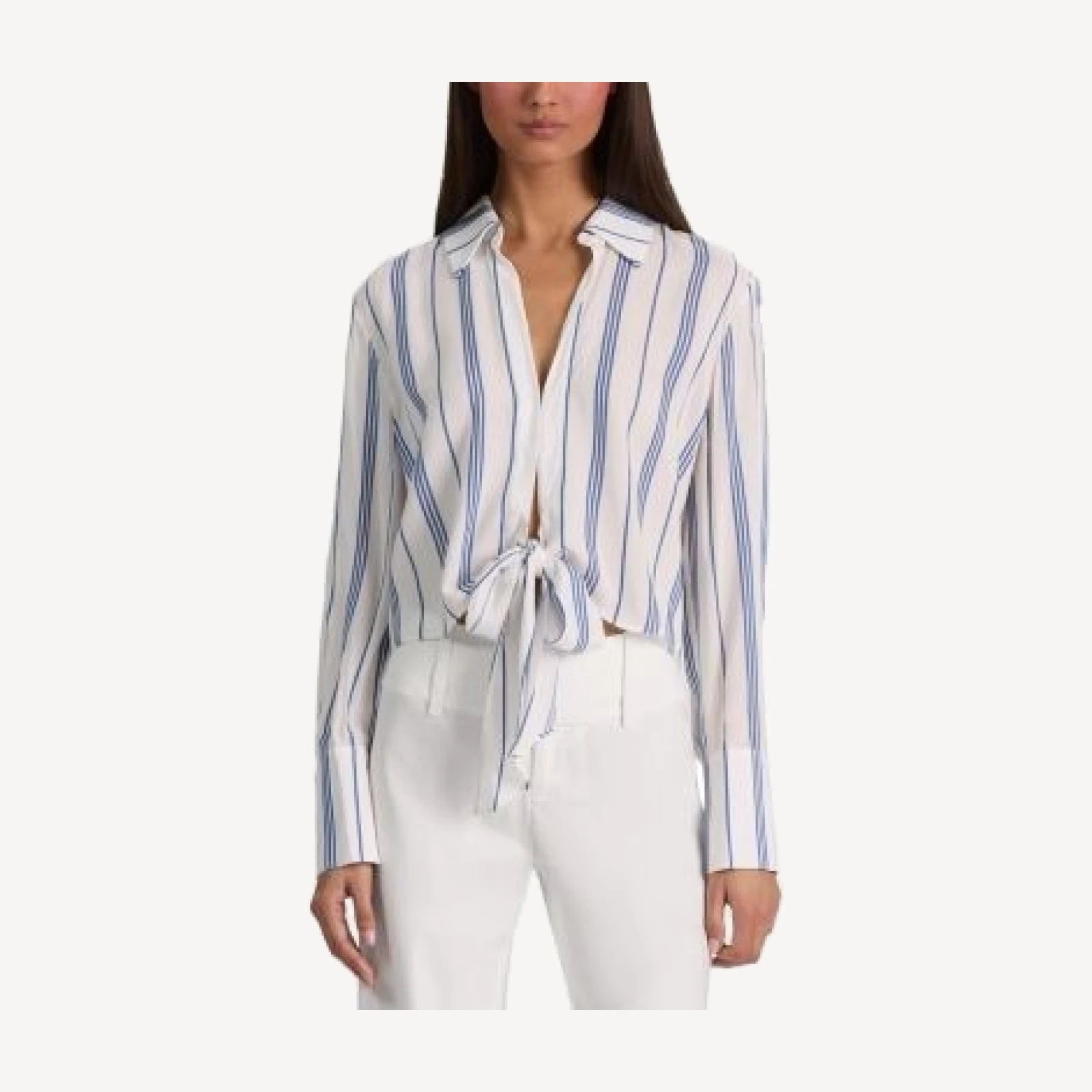 Alice and Olivia Hannon Tie Front Shirt