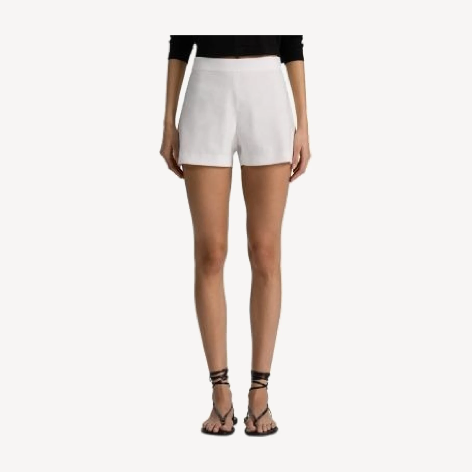 Alice and Olivia Hera High Rise Flare Back Shorts