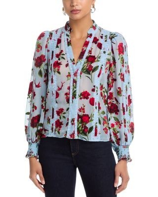 Alice and Olivia Arlette Collared Blouse