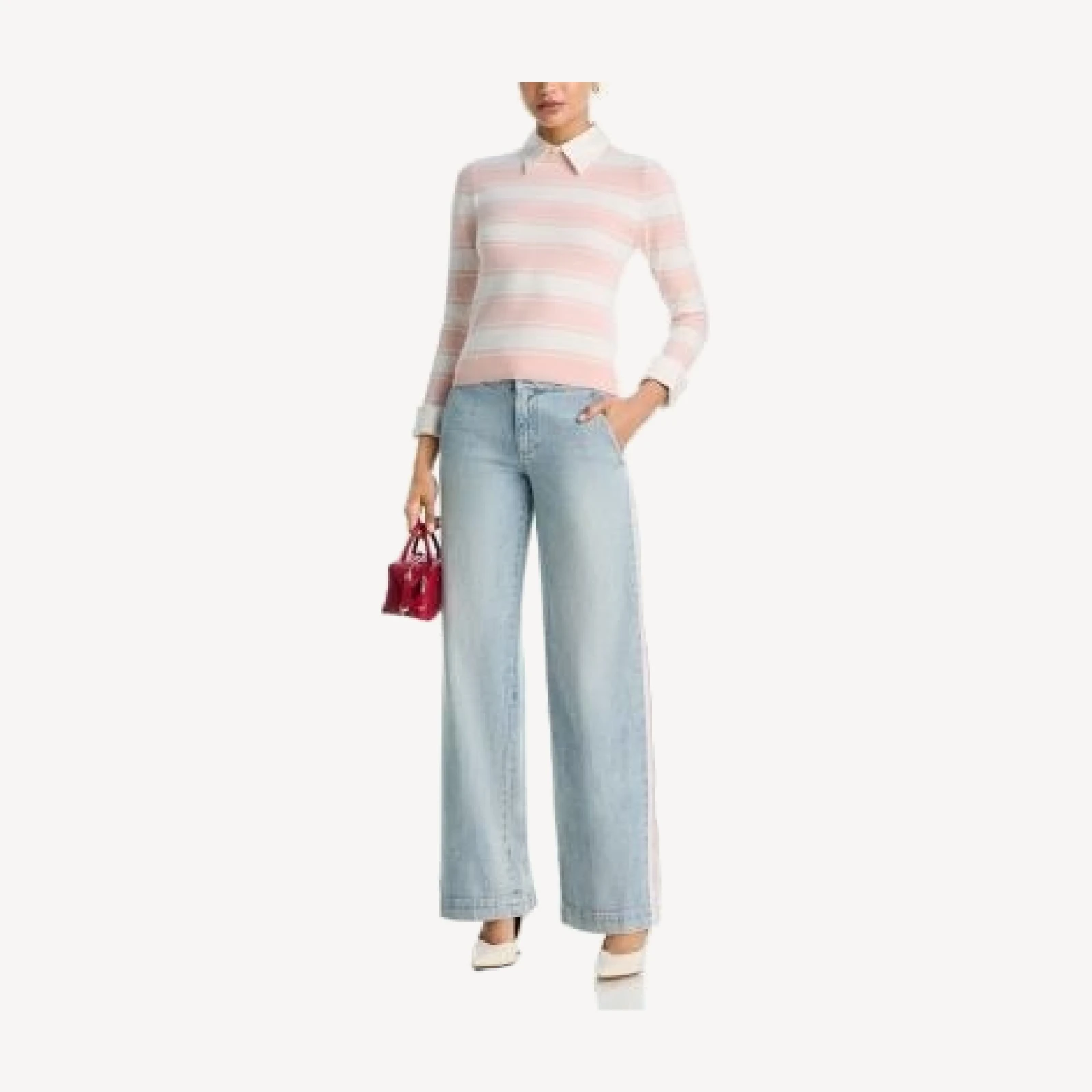 Alice and Olivia Porla Layered Look Sweater