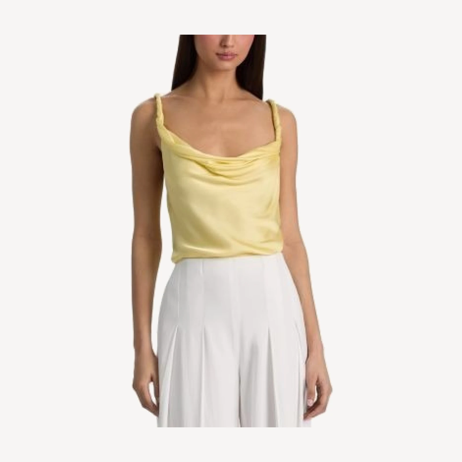 Alice and Olivia Monique Twist Strap Top