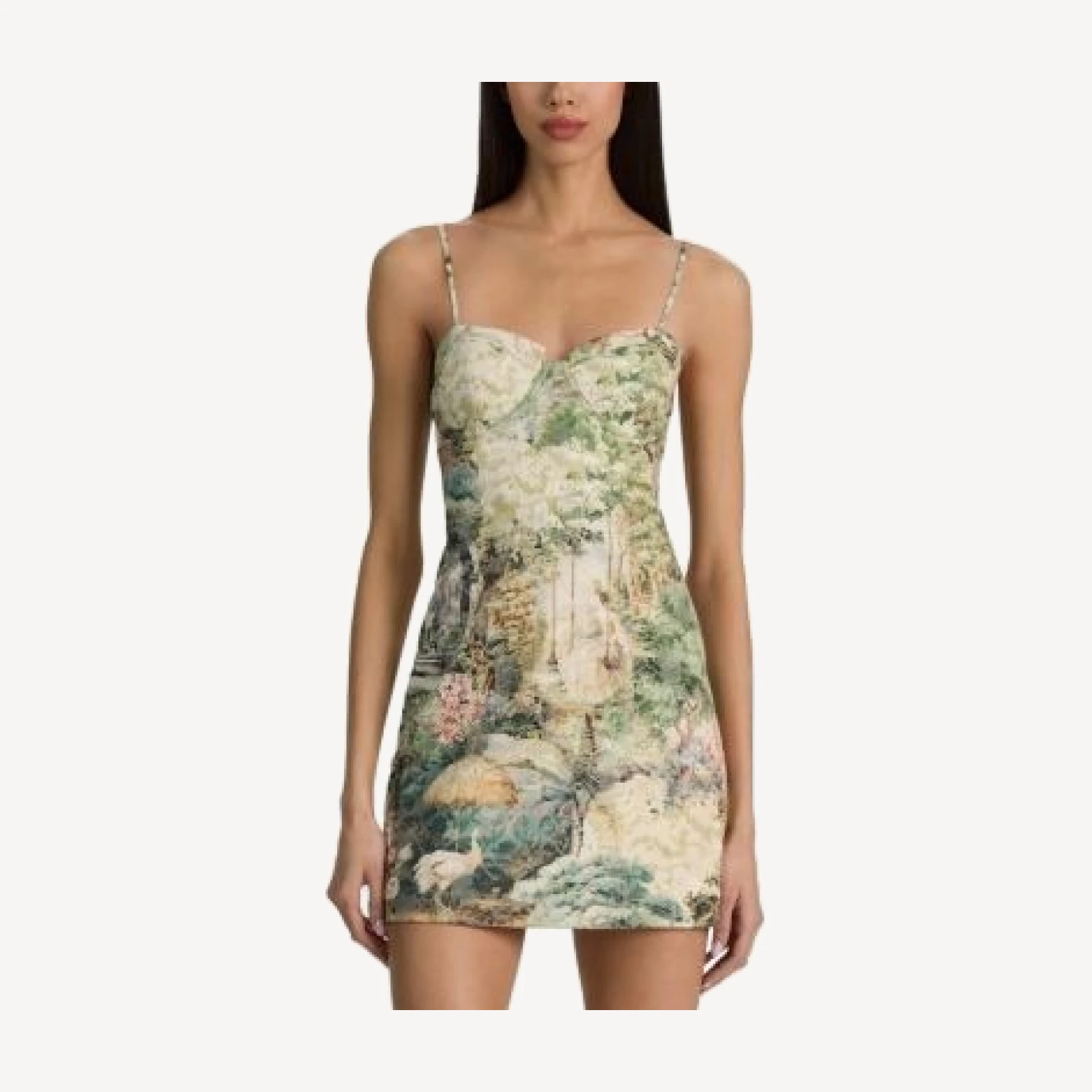 Alice and Olivia Nila Seamed Corset Mini Dress