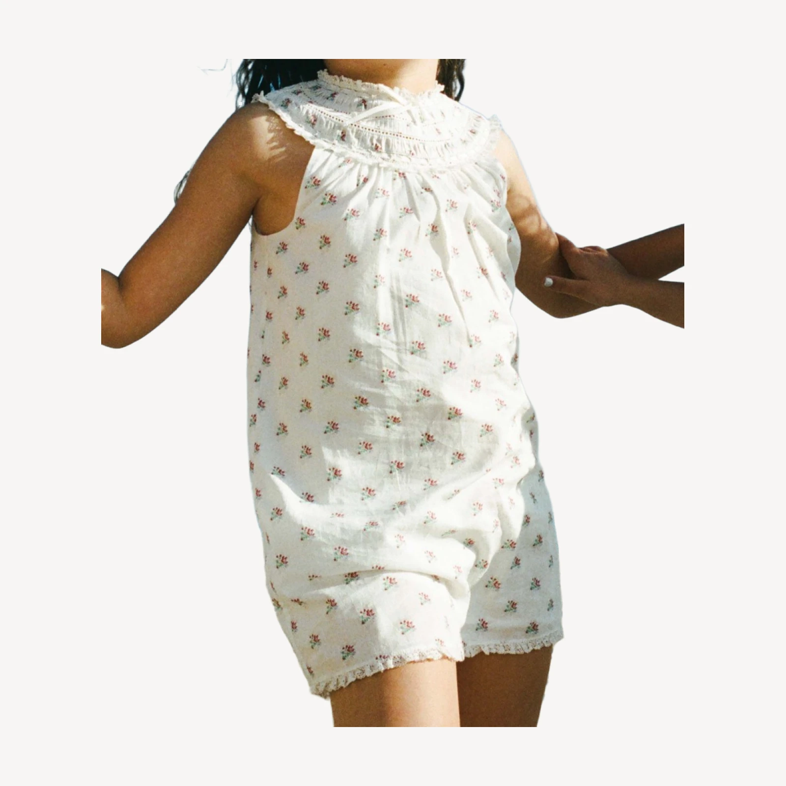 LITTLE VERITY DRESS -- PETIT POSY CALICO