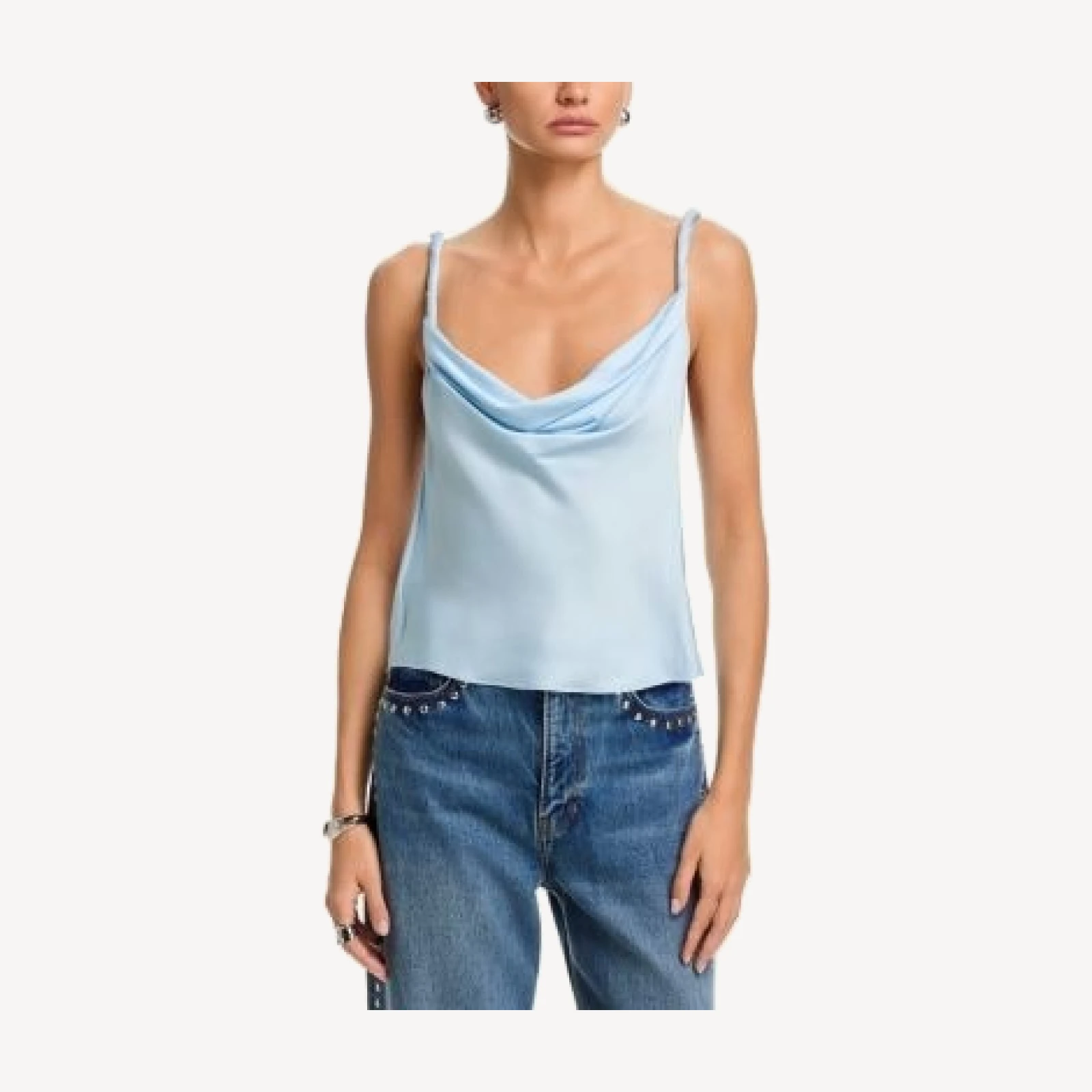 Alice and Olivia Monique Twisted Strap Camisole