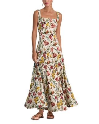 Alice and Olivia Polly Seamed Tie Waist Dress
