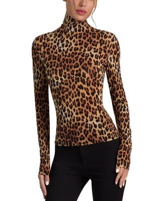 Alice and Olivia Delaina Turtleneck Top