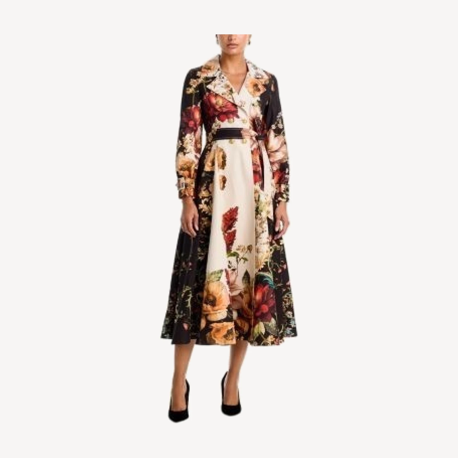Alice and Olivia Ellie Godet Trench Coat