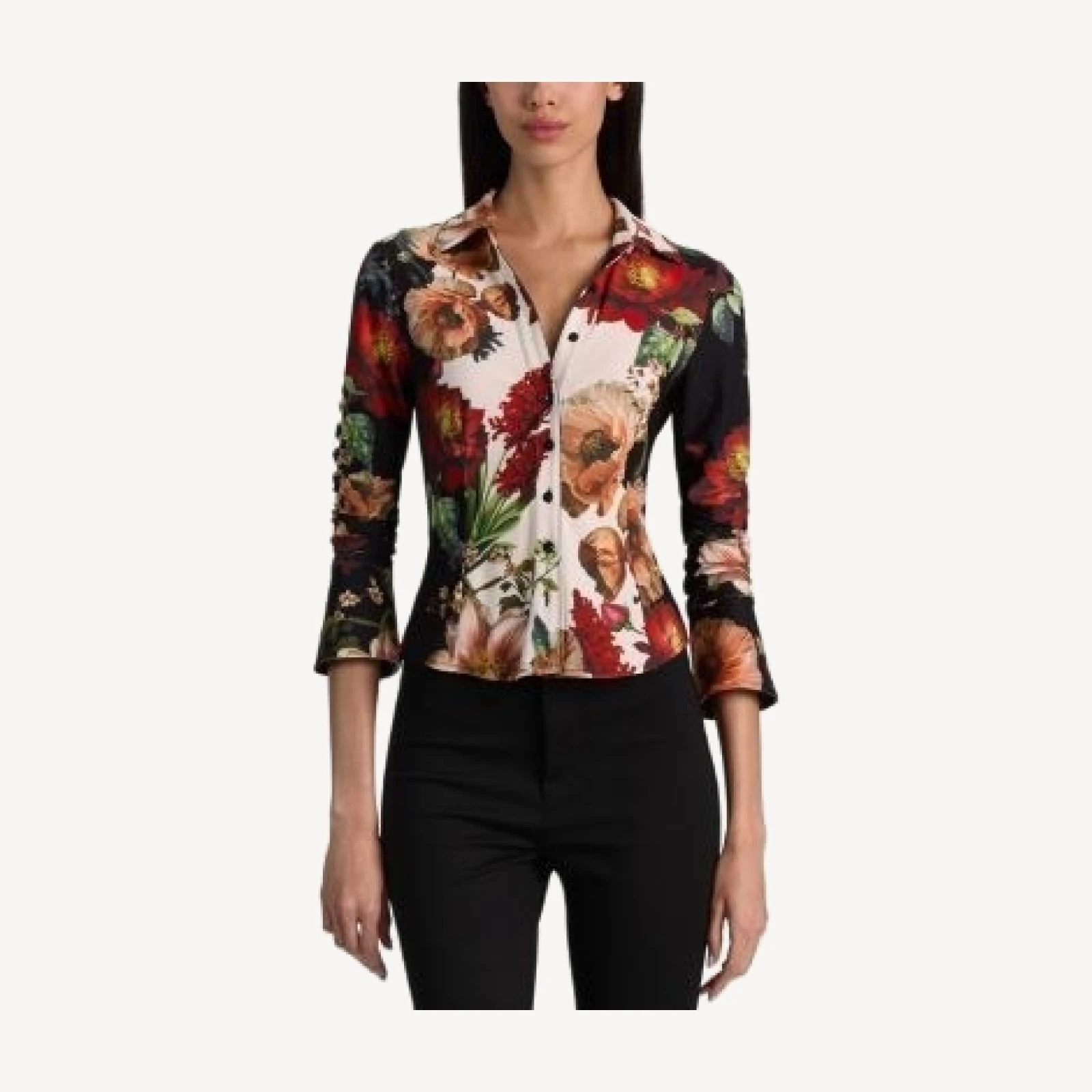 Alice and Olivia Freya Fitted Shirt