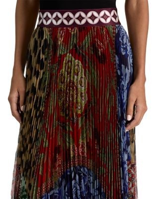 Alice and Olivia Katz Handkerchief Hem Midi Skirt