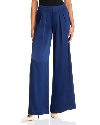 Alice and Olivia Eloise Wide Leg Pleated Pants
