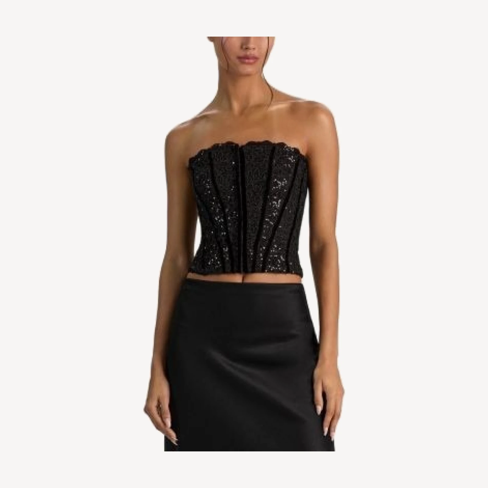 Alice and Olivia Cosette Strapless Corset Top