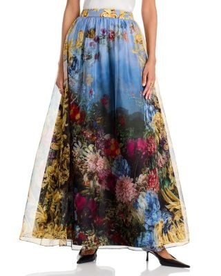 Alice and Olivia Dixie Silk Ballgown Chiffon Skirt